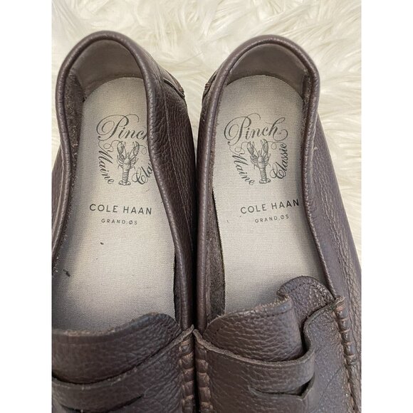 Cole Haan Pinch‎ Maine Classics Grand O.S Brown Leather Penny Loafers Size 13M main image 6